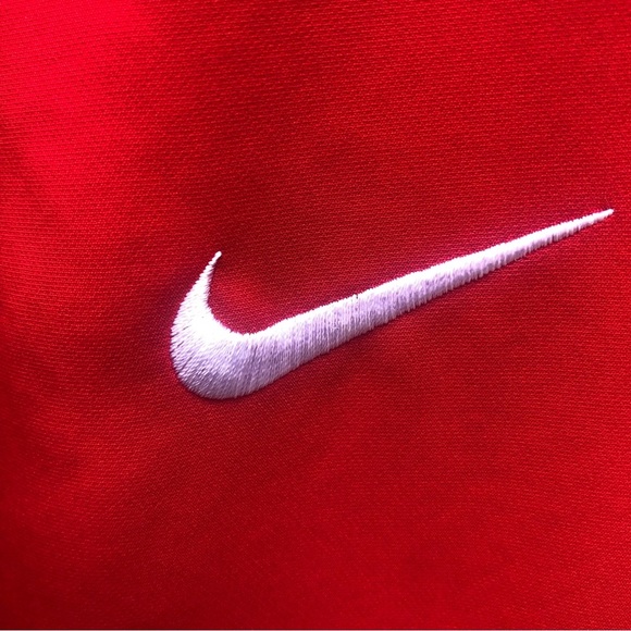 NWOT Nike Men's Size Small Red Baseball Batting Warm Up Pullover Shirt - Picture 13 of 13